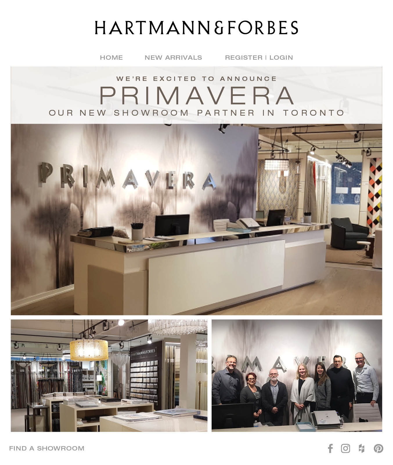 New showroom opening - Toronto