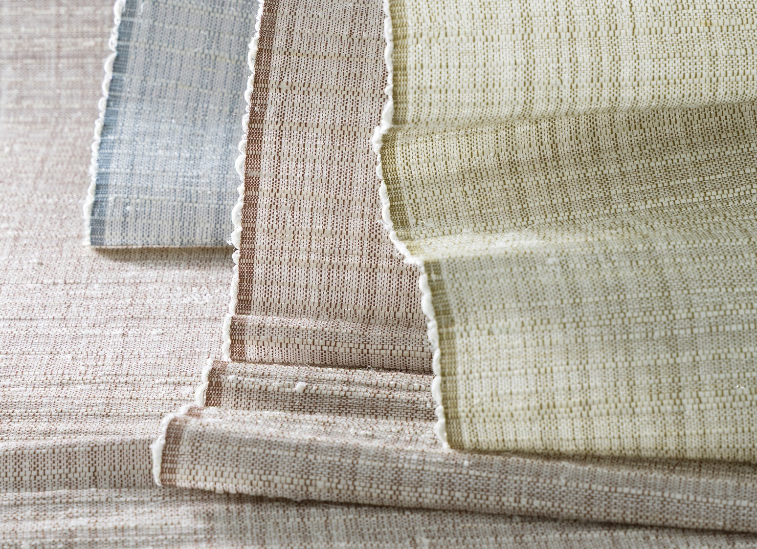 Tartan fabric swatches
