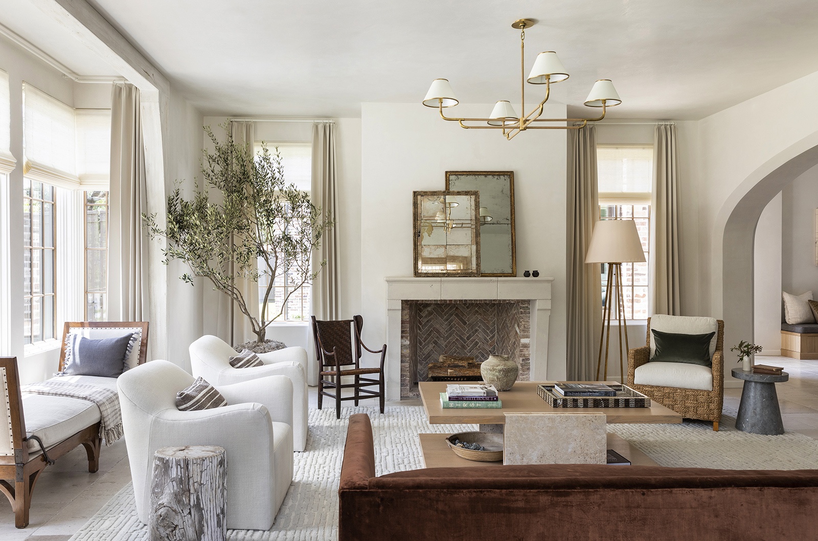 Living room designed by Marie Flanigan