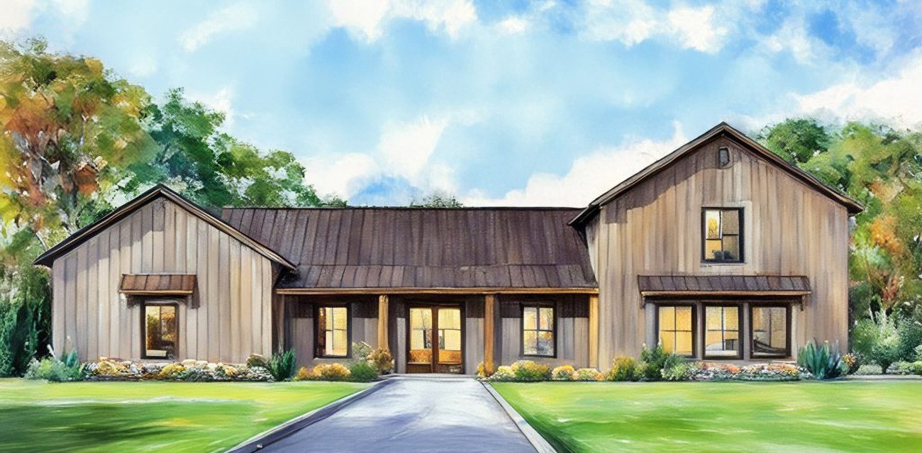 Round Top Designer Showhouse Rendering