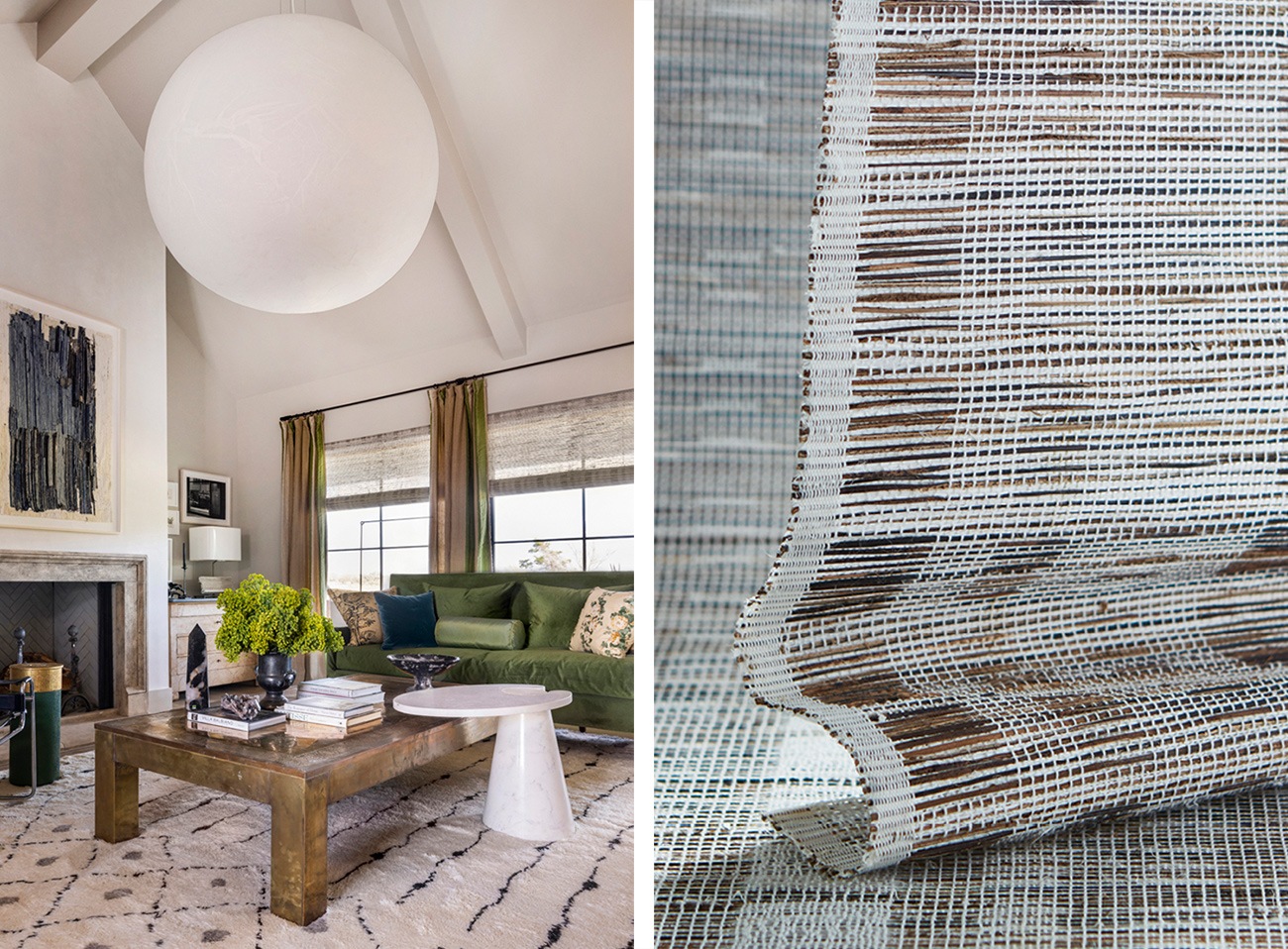 Round Top Designer Showhouse Living Room
