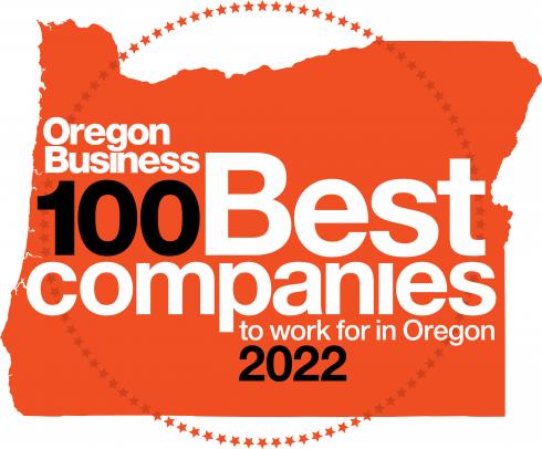 Oregon Business 100 Best Companies in Oregon 2022 Logo Oregon Business 100 Best Companies in Oregon 2022 Logo